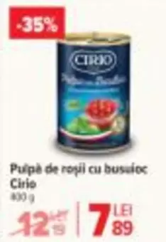 Pulpă de roșii cu busuioc