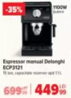Espressor manual ECP3121