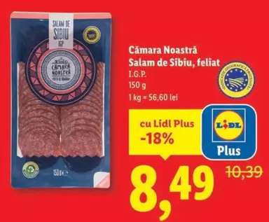 Salam de Sibiu, feliat