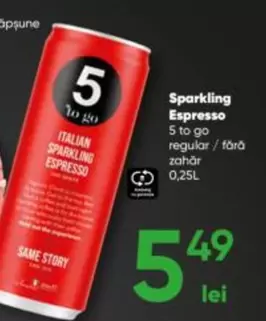 5 To Go - Sparkling Espresso