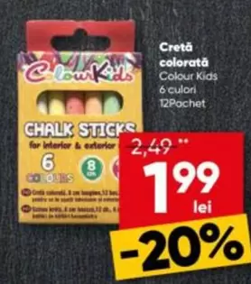 Cretă colorată