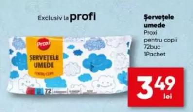 Şervețele umede