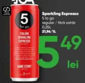 5 To Go - Sparkling Espresso