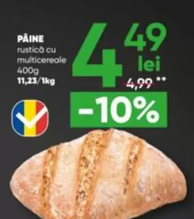 PÄINE rustică cu multicereale