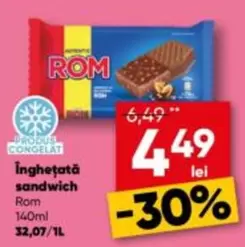 Inghețată sandwich