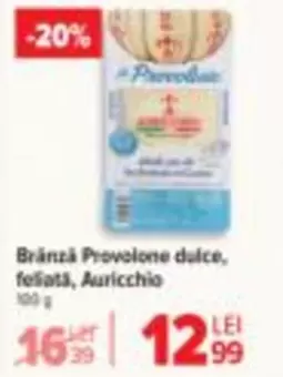 Brânză Provolone dulce, feliată