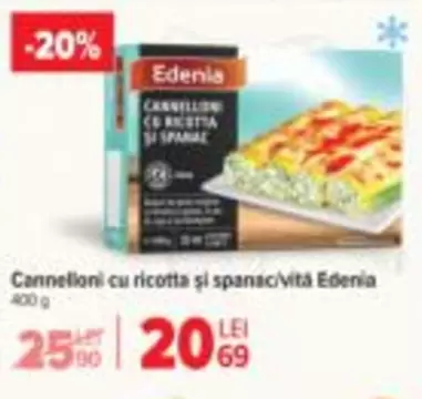 Cannelloni cu ricotta şi spanac