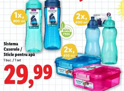 Caserole / Sticle pentru apă