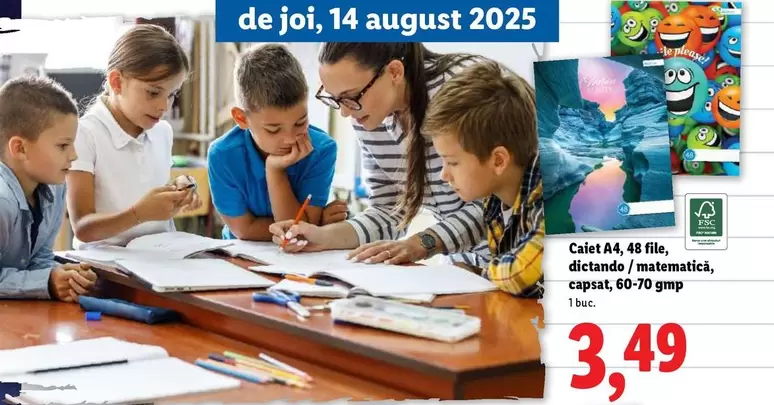 Calet A4, 48 file