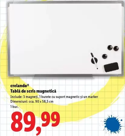 Tablă de scris magnetică