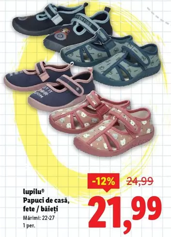 It - Papuci de casă, fete / băieți