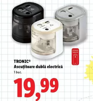 Ascuțitoare dublă electrică