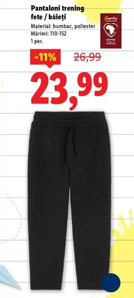 Pantaloni trening fete / baieți
