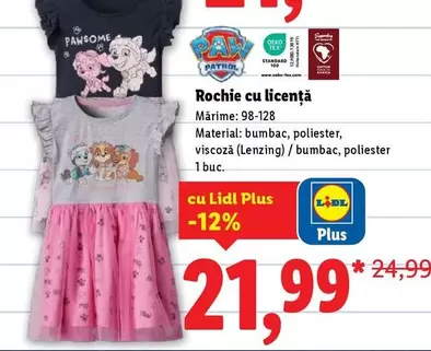 Rochie cu licență