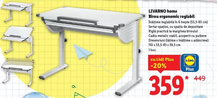 Birou ergonomic reglabil