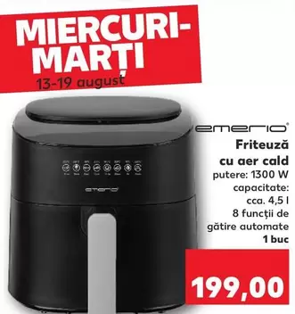 Friteuză cu aer cald
