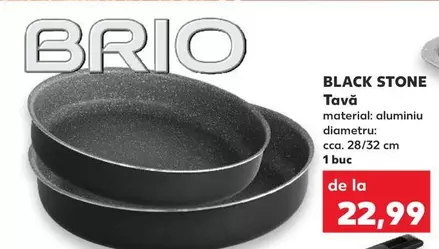 BLACK STONE Tavă