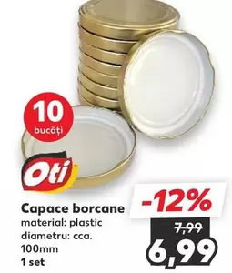 Capace borcane