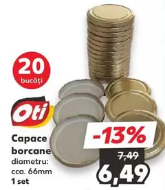 Capace borcane