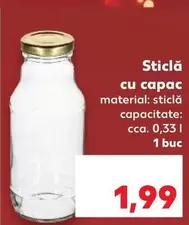 Sticlă cu capac