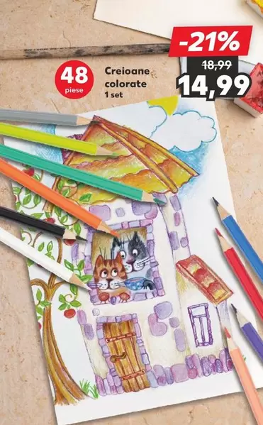 Creioane colorate