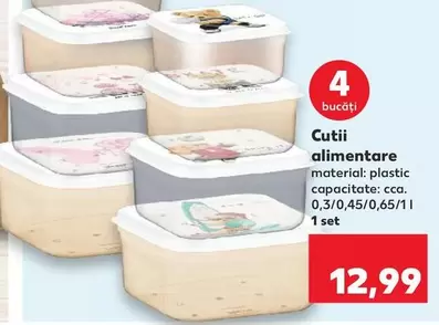 Cutii alimentare