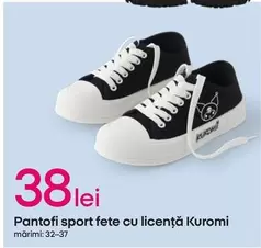 Pantofi sport fete cu licență Kuromi