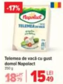 Telemea de vacă cu gust domol