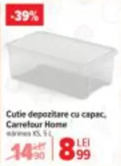 Cutie depozitare cu capac