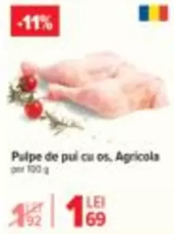 Pulpe de pui cu os
