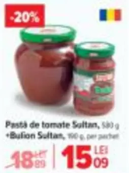 Pastă de tomate Sultan, Bulion Sultan