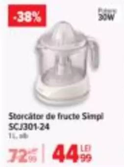 Storcator de fructe Simpl SCJ301-24