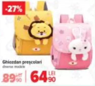 Ghiozdan prescolari
