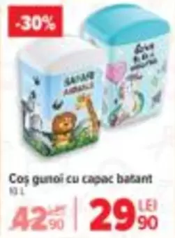 Coș gunoi cu capac batant