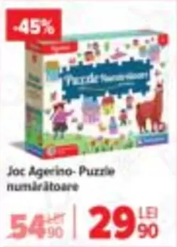 Joc Agerino- Puzzle numărătoare