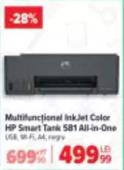 Hp - Smart Tank 581 All-in-One