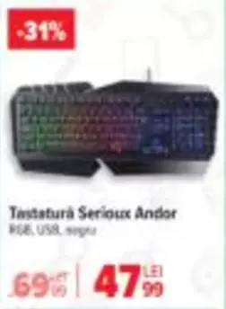 Tastatură Seriouxx Andor