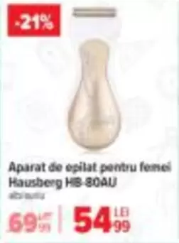 Aparat de epilat pentru femei HB-80AU