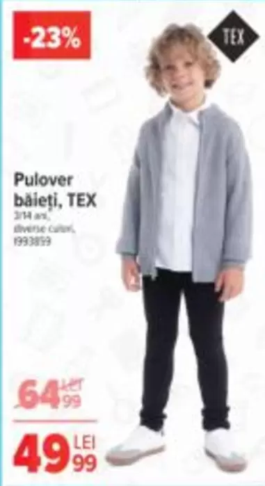 Pulover băieți, TEX