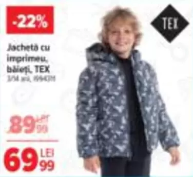 Jacheta cu imprimeu, băieți