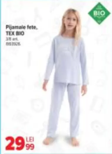 Pijamale fete, TEX BIO