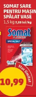 SARE PENTRU MAŞIN SPĂLAT VASE