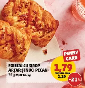 FOIETAJ CU SIROP ARTAR ȘI NUCI PECAN