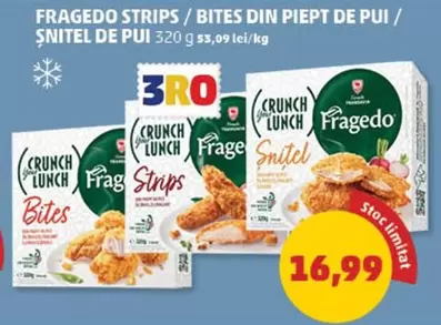 FRAGEDO STRIPS / BITES DIN PIEPT DE PUI/ ŞNITEL DE PUI