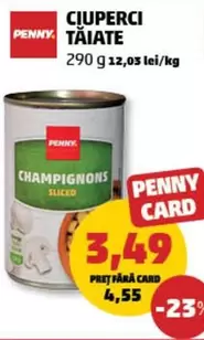 CIUPERCI TĂIATE