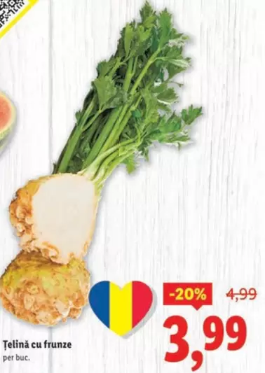 Țelină cu frunze