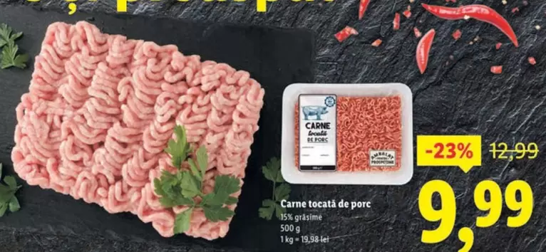 Carne tocată de porc