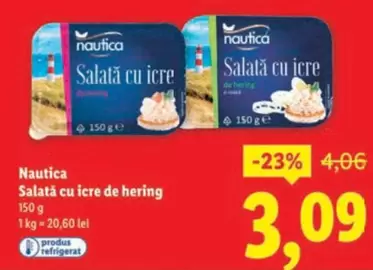 Salată cu icre de hering