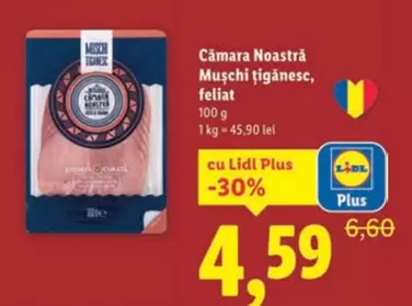 Muşchi țigănesc, feliat