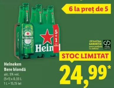 Heineken - Bere blondå